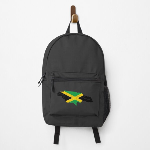 Item preview, Jamaica Flag Map with regions designed and sold by Alo.