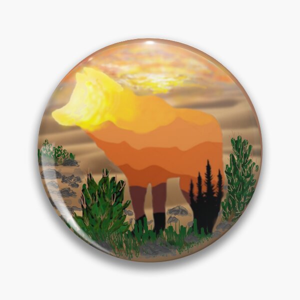 Item preview, desert wolf designed and sold by THE AMERICAN TEEVANGELIST.