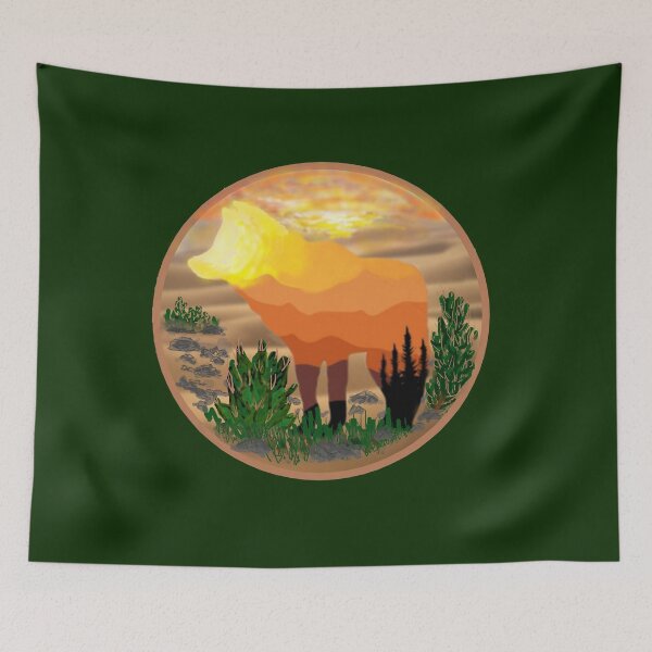 Item preview, desert wolf designed and sold by THE AMERICAN TEEVANGELIST.