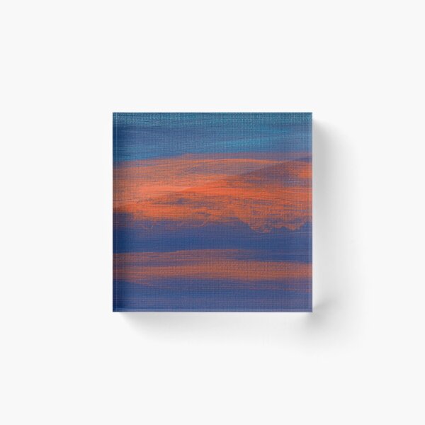 Item preview, Preppy Blue orange Abstract  designed and sold by IamTrending.