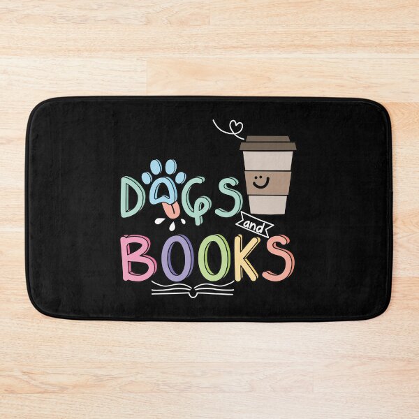Item preview, Dogs Books and Coffee Quote designed and sold by TheBrightInk.