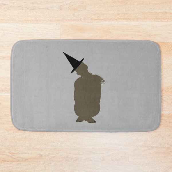 Item preview, Dark yellow sensual silhouette of witch with black Halloween hat designed and sold by BV-creas.