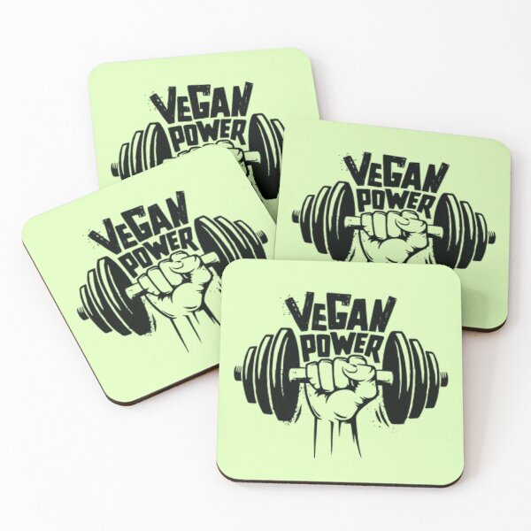 Item preview, vegan power for vegan lifters designed and sold by soniaaseguin.