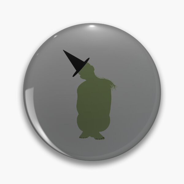 Item preview, Green sensual silhouette witch bottle with black Halloween hat designed and sold by BV-creas.