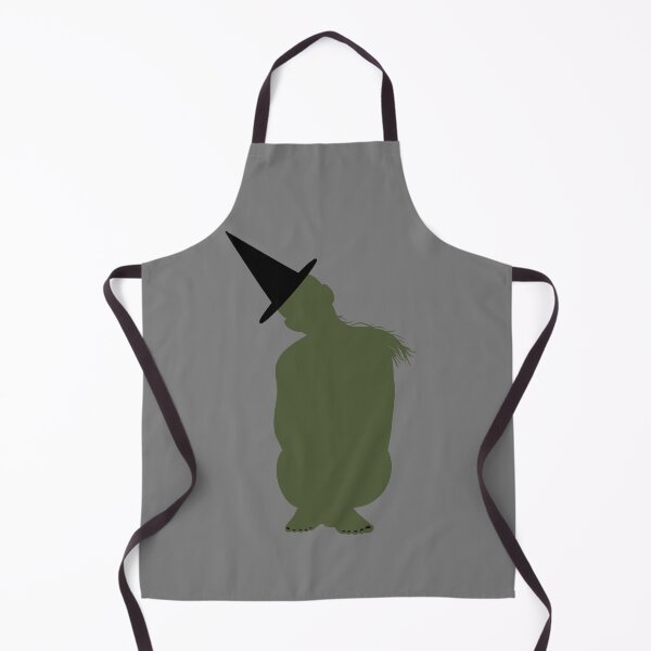 Item preview, Green sensual silhouette witch bottle with black Halloween hat designed and sold by BV-creas.
