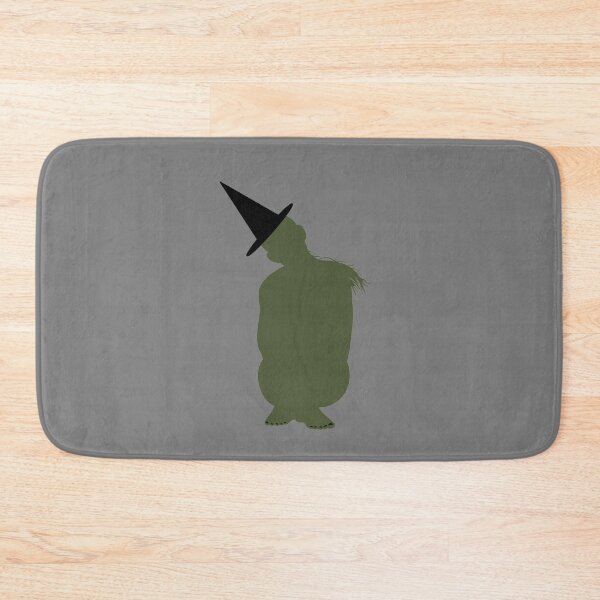Item preview, Green sensual silhouette witch bottle with black Halloween hat designed and sold by BV-creas.