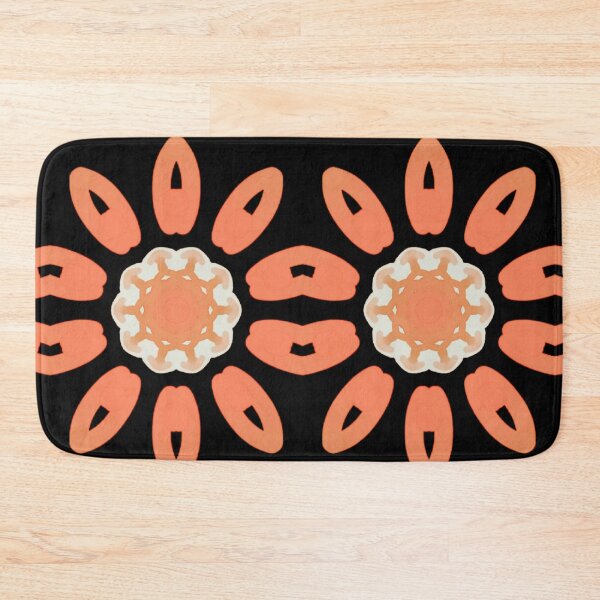 Item preview, Gradient of orange flowers- Mandala artwork designed and sold by Sonia dutta_art.