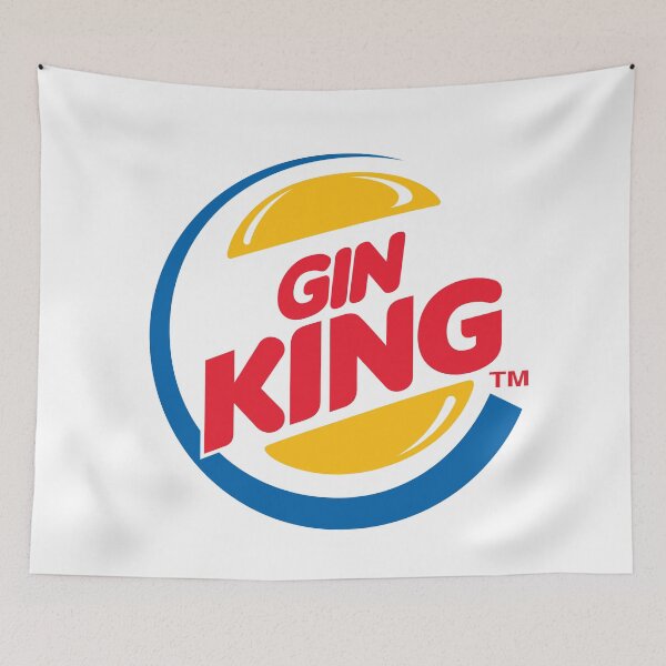 Item preview, Gin King Perfect Piece For Gin Lovers  designed and sold by Urosek.