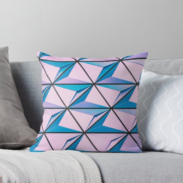 Item preview, Preppy Pink Blue Abstract  designed and sold by IamTrending.