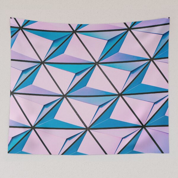 Item preview, Preppy Pink Blue Abstract  designed and sold by IamTrending.