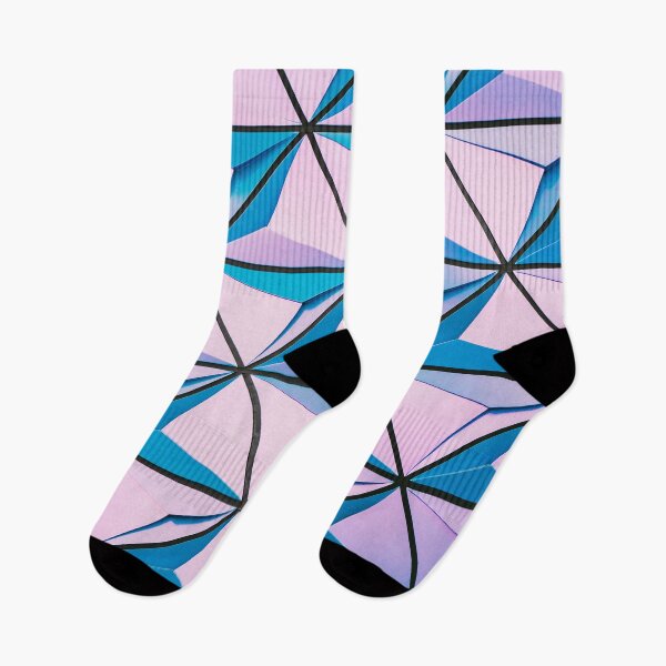 Item preview, Preppy Pink Blue Abstract  designed and sold by IamTrending.