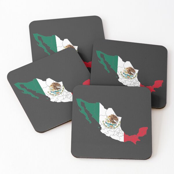 Item preview, Mexico Flag Map with regions designed and sold by Alo.