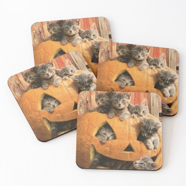 Item preview, The pumpkin with its cats. designed and sold by Karine Dupras.