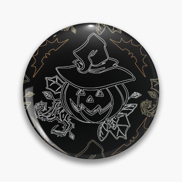 Item preview, Dark Halloween Pattern designed and sold by SydLinkletter.