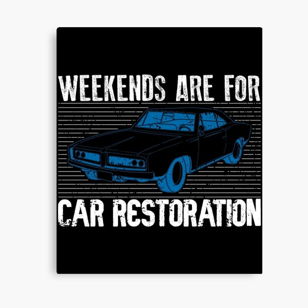 Item preview, Weekends Detailer Vintage Car Restoration product designed and sold by jakehughes2015.