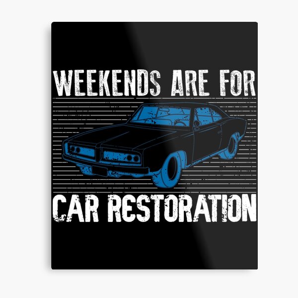 Item preview, Weekends Detailer Vintage Car Restoration product designed and sold by jakehughes2015.