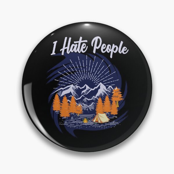 Item preview, I hate people outdoors adventures designed and sold by RoguePixel.