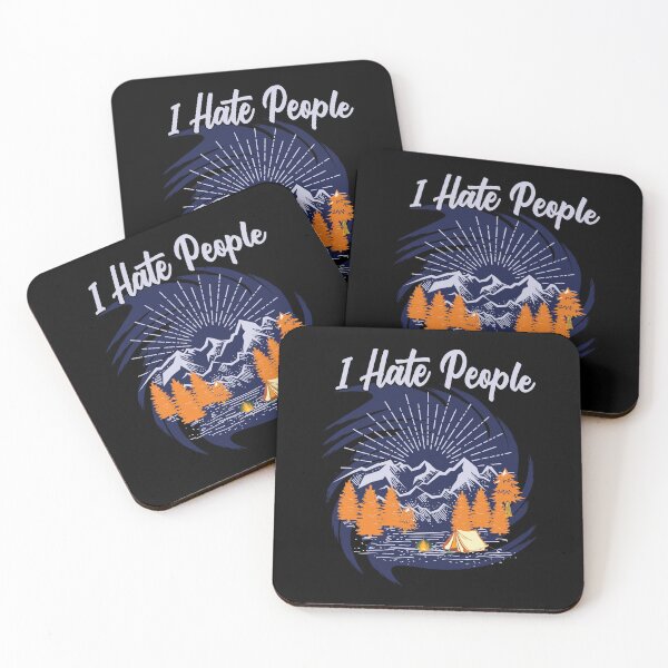 Item preview, I hate people outdoors adventures designed and sold by RoguePixel.