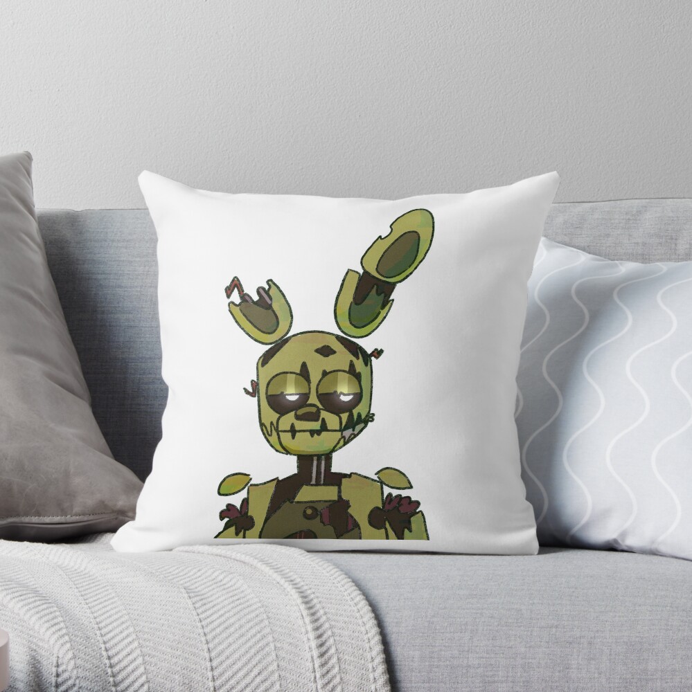 Glitchtrap Plush Throw Pillow for Sale by chronodia