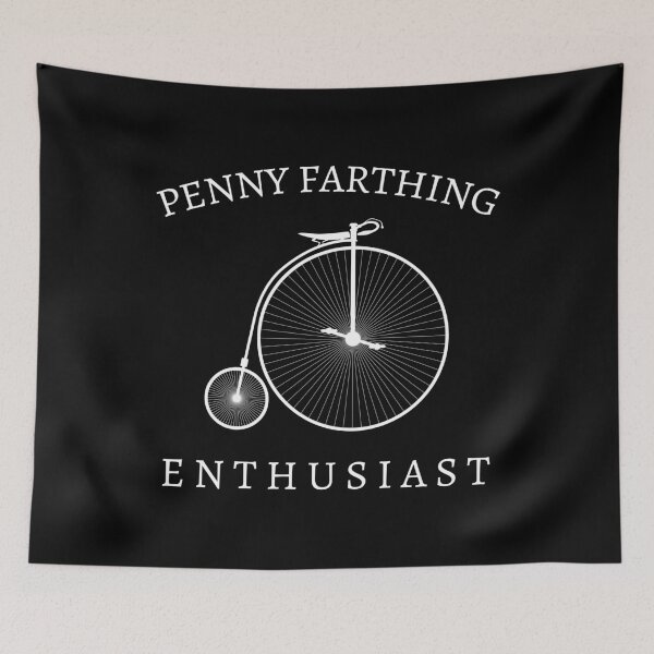 Item preview, Enthusiast Vintage High Wheeler Bicycle Penny Farthing graphic designed and sold by jakehughes2015.