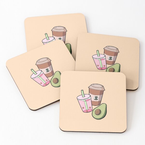 Item preview, Avocado bubble tea coffee designed and sold by AkakoAi.