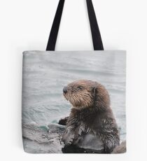 Sea otter pup Tote Bag