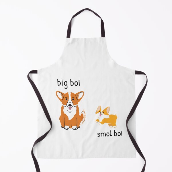 Item preview, smol boi, big boi cute corgi designed and sold by Lijo Jose.