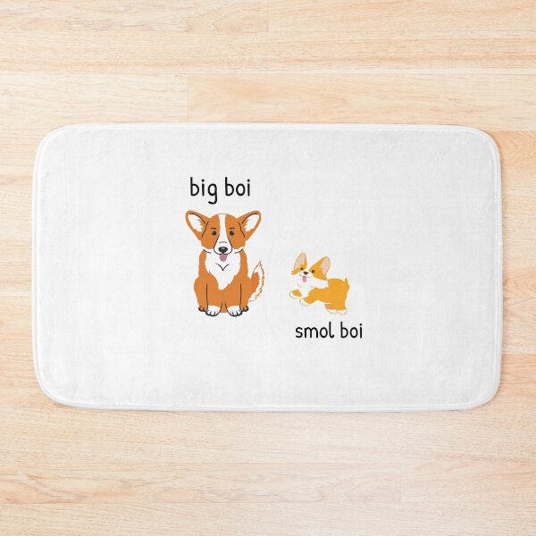 Item preview, smol boi, big boi cute corgi designed and sold by Lijo Jose.