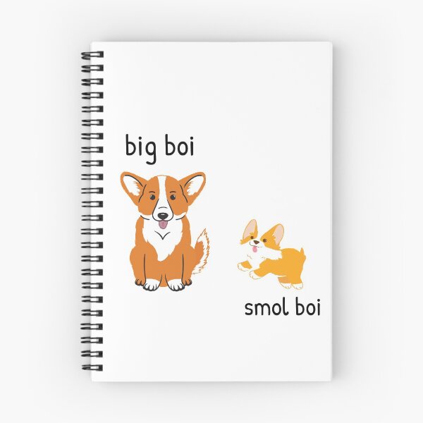 Item preview, smol boi, big boi cute corgi designed and sold by Lijo Jose.