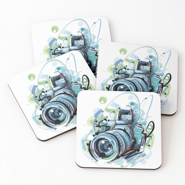 Item preview, Unique colorful Camera design designed and sold by soloartworks.