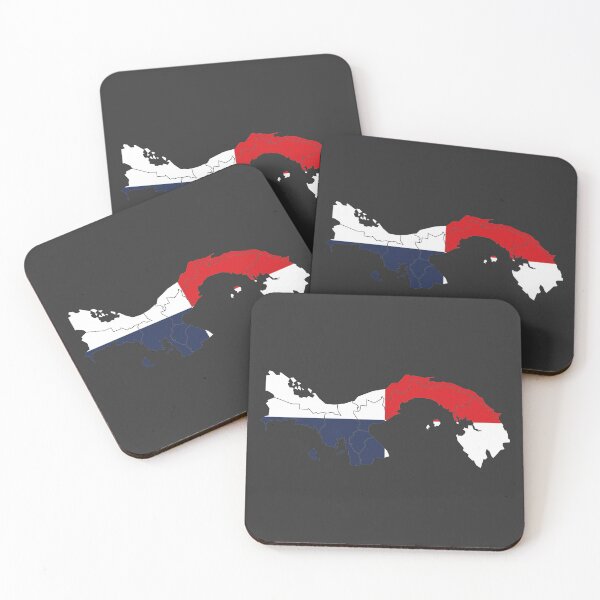 Item preview, Panama Flag Map with regions designed and sold by Alo.