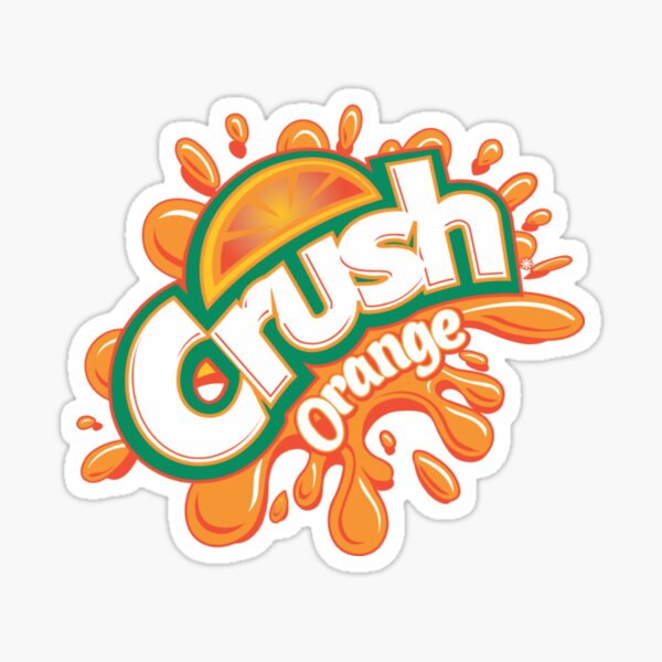 Orange Crush Stickers | Redbubble