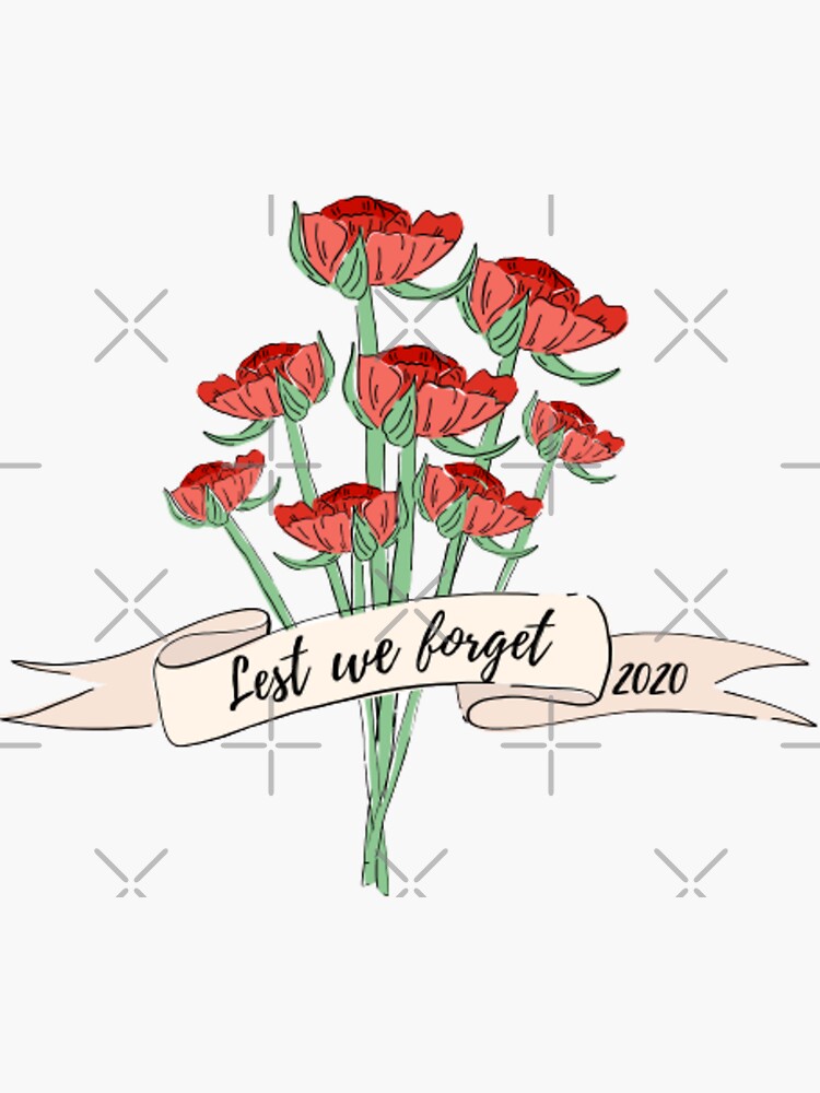 Discover Remembrance and Armistice day poppy flower - 11th November Sticker