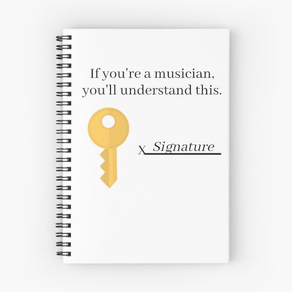 Item preview, Music Pun - Key Signature  designed and sold by Total Music Puns.