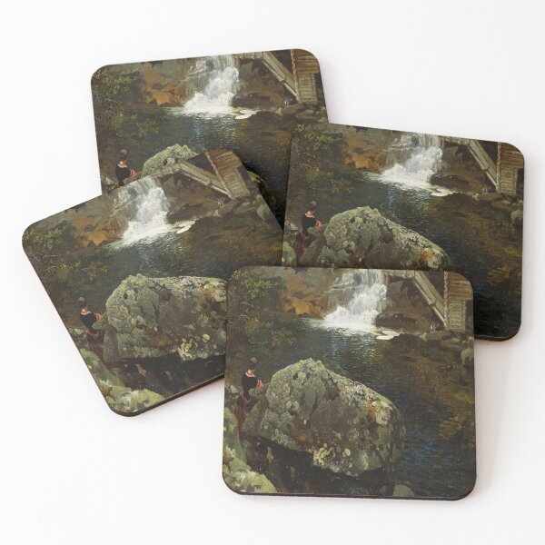 Item preview, By the Mill Pond-Hans Gude designed and sold by LexBauer.