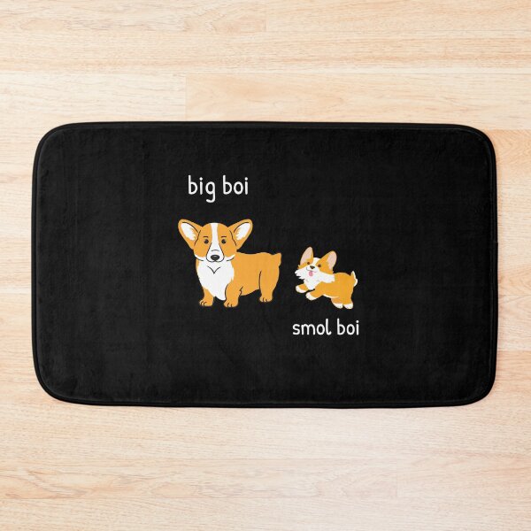 Item preview, Smol boi, big boi cute corgi designed and sold by Lijo Jose.