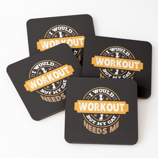 Item preview, I Would Workout But My Cat Needs Me: I Love Cats designed and sold by cutitoutsir.