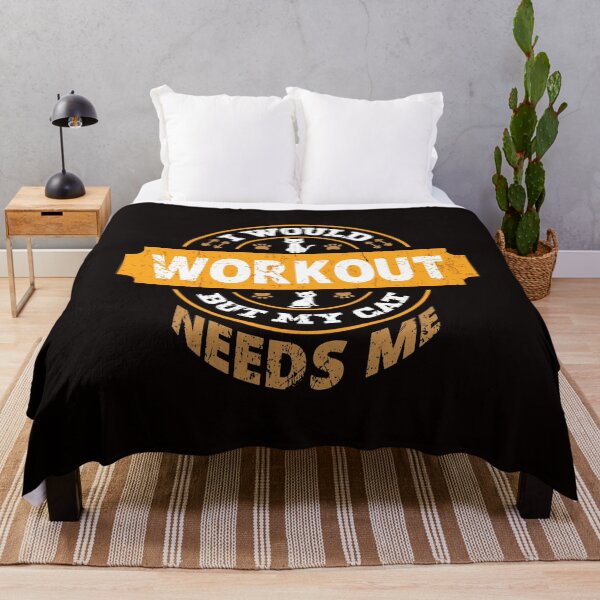Item preview, I Would Workout But My Cat Needs Me: I Love Cats designed and sold by cutitoutsir.