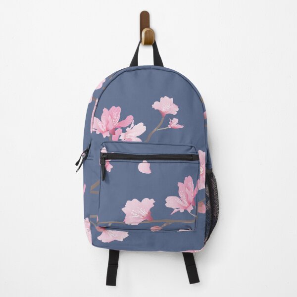 Item preview, Cherry Blossom flower plant - Denim blue designed and sold by designenrich.