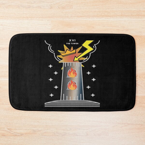 Item preview, The Tower Tarot Card - Major Arcana Color designed and sold by Coder-T.