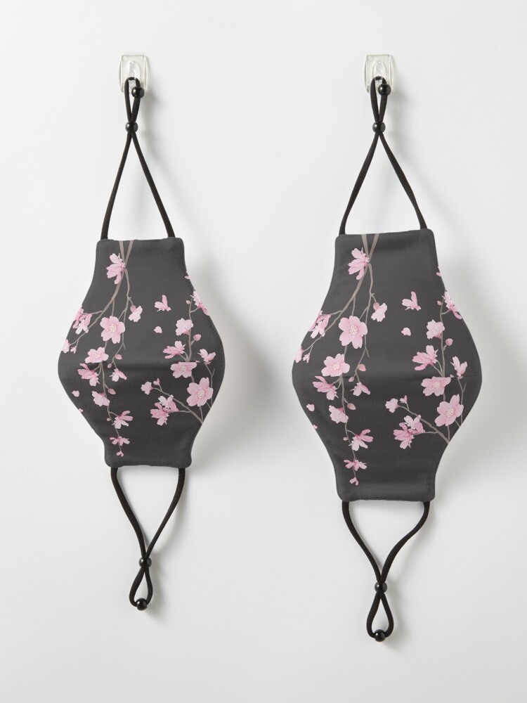Alternate view of Cherry Blossom flower plant - Black Mask