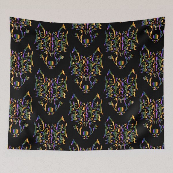 Item preview, A Colored Tribal Wolf Design designed and sold by The Merch.