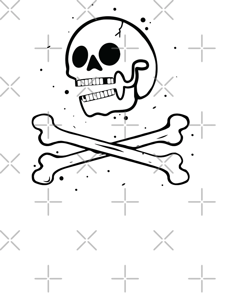 Skull and Crossbones Printable Template