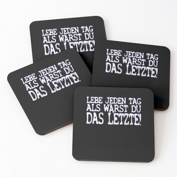 Artikelvorschau, Lebe jeden Tag als wärst du das LETZTE entworfen und verkauft von xlshirt.