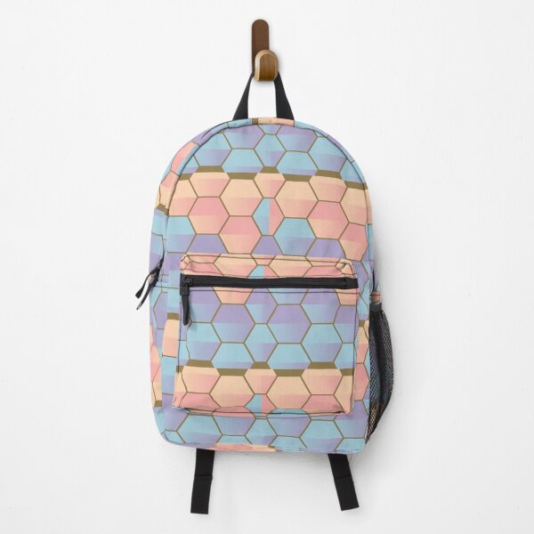 Item preview, Pink And blue Gradient hexagon designed and sold by berenger04.