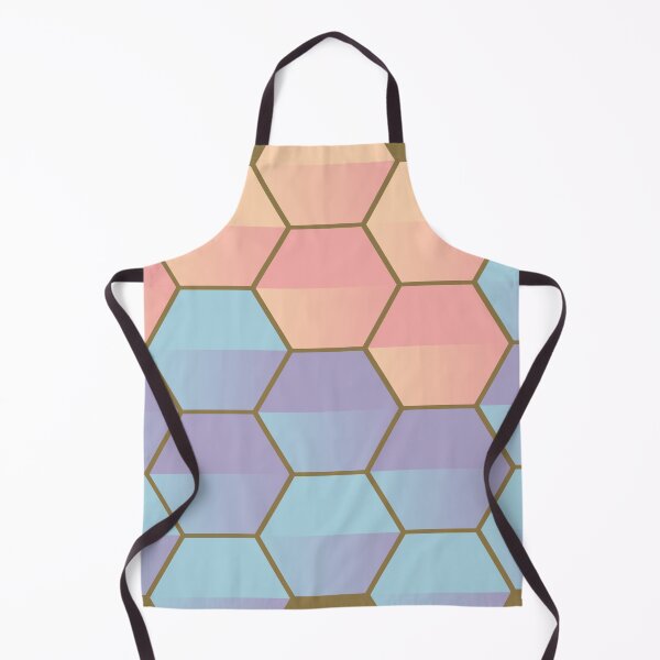 Item preview, Pink And blue Gradient hexagon designed and sold by berenger04.