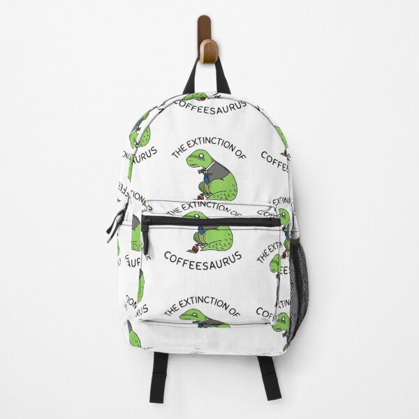 Item preview, The Extinction of Coffeesaurus Funny Dinosaur Coffee print designed and sold by jakehughes2015.