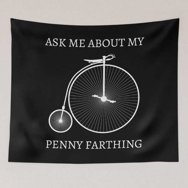 Item preview, Cyclist Old Fashioned High Wheeler Bike Penny Farthing design designed and sold by jakehughes2015.
