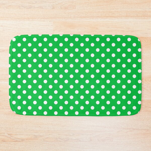 Item preview, Dark Pastel Green with White Polka Dots designed and sold by WearURColors.