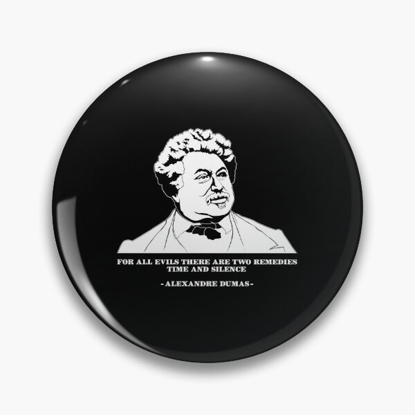 Item preview, Time And Silence Famous Quote Alexandre Dumas graphic designed and sold by jakehughes2015.